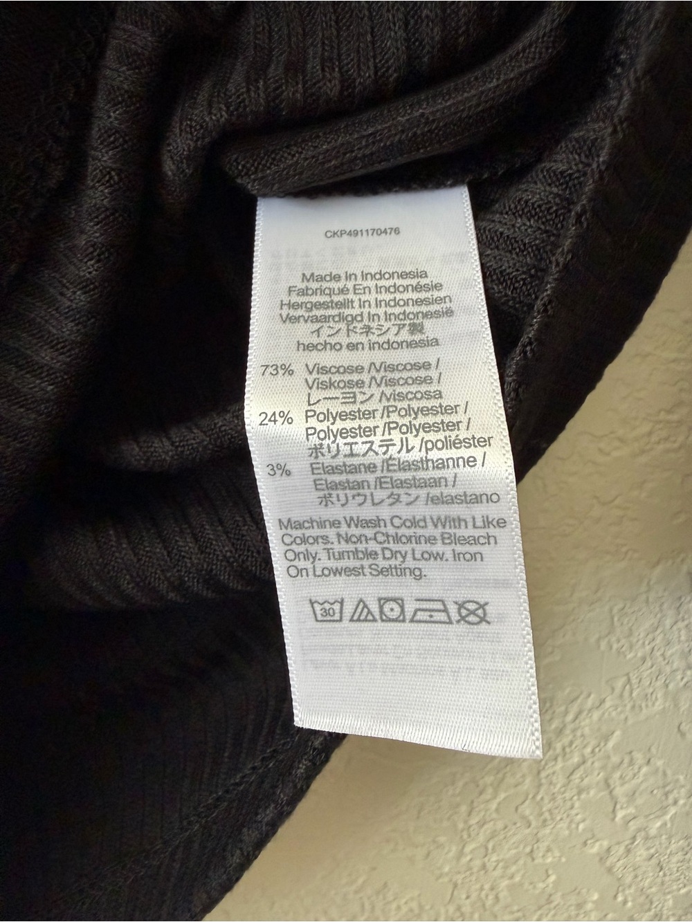 Madewell Black Ribbed Long Sleeve Top - Picture 5 of 10
